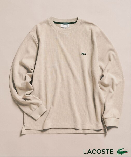 【LACOSTE / ラコステ】 別注 ワッフルL/S カットソー