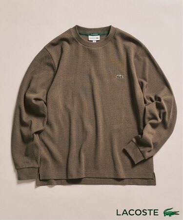 【LACOSTE / ラコステ】 別注 ワッフルL/S カットソー