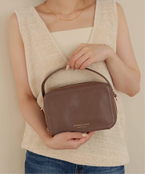 ANTONELLO MASI/アントネッロマージ SLOBE別注 レザーハンドルバッグ