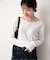 《追加6/一部カラーWEB・店舗限定》miller  SLOBE別注 SHEER RIB クルーネック