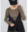 《追加6/一部カラーWEB・店舗限定》miller  SLOBE別注 SHEER RIB クルーネック