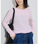 《追加6/一部カラーWEB・店舗限定》miller  SLOBE別注 SHEER RIB クルーネック