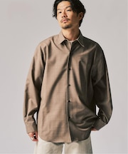 LE JAPON Akita レギュラーウールシャツ