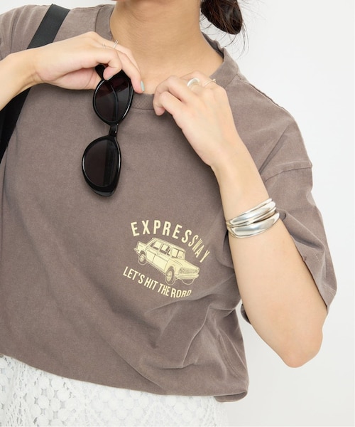 tシャツ TENNESSEE /テネシーリバー SLOBE別注 ダメージロゴTEE レディース TENNESSEE RIVER/テネシーリバー SLOBE別注 ダメージロゴTEE