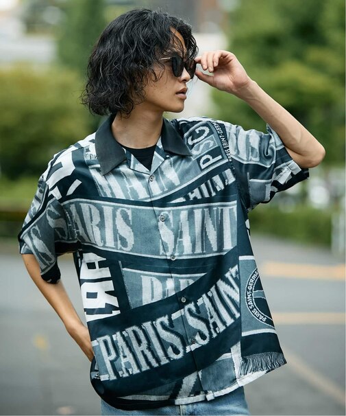 【Paris Saint-Germain / パリ・サン＝ジェルマン】 VINTAGE SCARF SHIRT