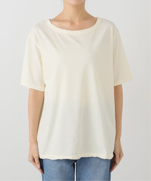 強撚天竺ボートネック Tシャツ｜フォーワンセブン