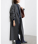 souple wool ダブルフェイスロングコート