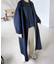 souple wool ダブルフェイスロングコート
