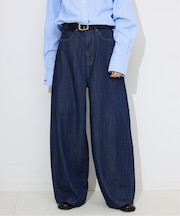 《4サイズ展開》LE DENIM PEG カーブワイドデニム