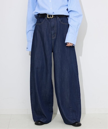 《4サイズ展開》LE DENIM PEG カーブワイドデニム