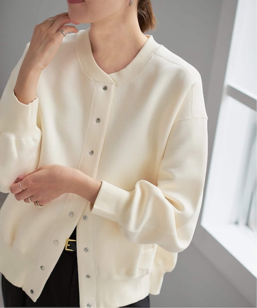 イエナ　ラミークルーネックカーディガン　ナチュラル ラミークルーネックカーディガン | イエナ(IENA) | マルイウェブ