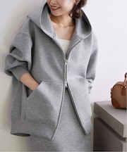 《WEB限定カラー有り》ボリュームジップアップフーディー