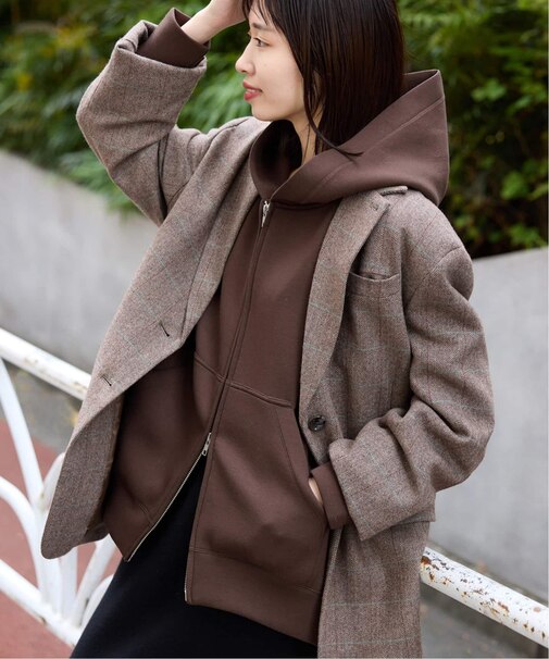 《一部店舗・WEB限定カラー有り/追加》ボリュームジップアップフーディー