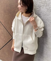 《一部店舗・WEB限定カラー有り/追加》ボリュームジップアップフーディー