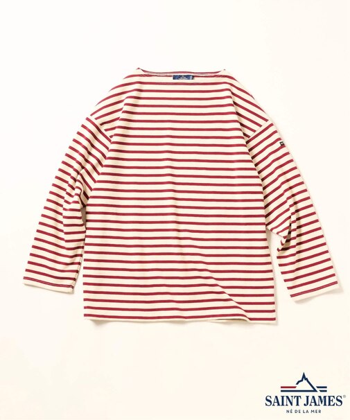 SAINT JAMES  / セントジェームス 別注 ウエッソン ルーズ ボーダー