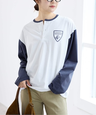 Collegiate Pacific SLOBE別注 ヘンリーベースボールロンT