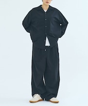 オーバーサイズシャツ&ワイドスラックス UVカット セットアップ