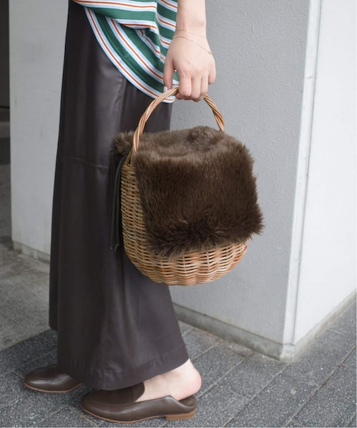 BAGMATI/バグマティ SLOBE別注 ファーカゴバッグ