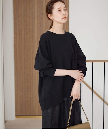 《セットアップ対応可/追加》ウォッシャブルスムース クルーネックプルオーバー