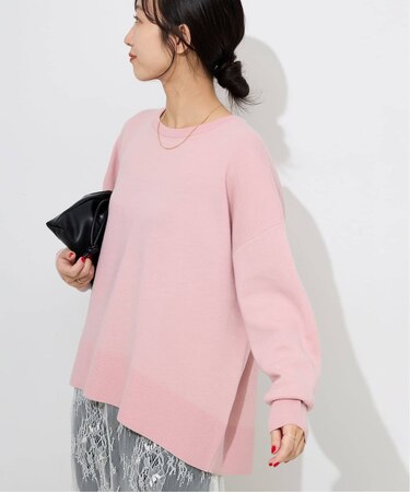 《セットアップ対応可/追加》ウォッシャブルスムース クルーネックプルオーバー