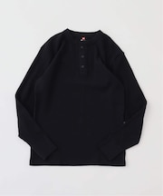 HANES / ヘインズ ヘンリーネックL/S