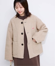 DANTON/ダントン COLLARLESS JACKET DT-A0013