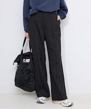 《WEBのみ4サイズ展開》ウォッシャブルセミフレアパンツ