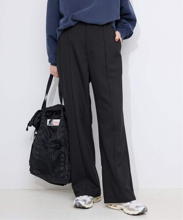 《WEBのみ4サイズ展開》ウォッシャブルセミフレアパンツ