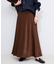 《WEB限定カラー有り/追加》グロッシーサテンフレアスカート