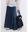 《WEB限定カラー有り/追加》グロッシーサテンフレアスカート
