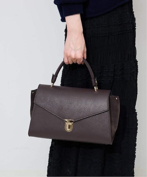 MARCO BIANCHINI/マルコビアンキーニ SLOBE別注 レザーコンビフラップBAG