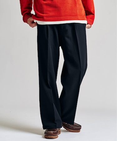 Double Cloth  / ダブルクロス ワンタック イージーパンツ