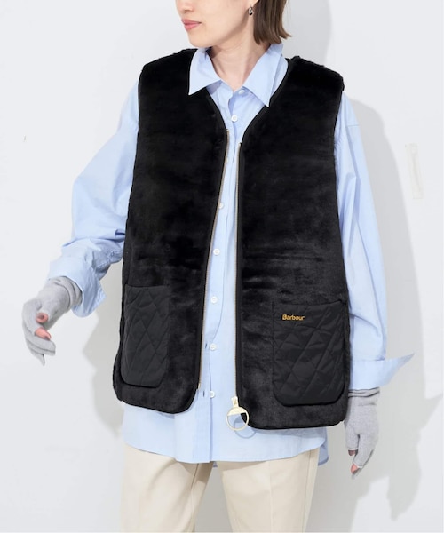 Barbour/バブアー KARIN FAUX FUR GILETベスト　イエナ Barbour/バブアー KARIN FAUX FUR GILET LGI0201｜フォーワンセブン