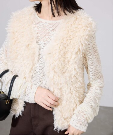 fluffy lace プルオーバー