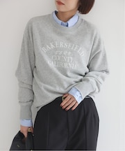 +81BRANCA/ハチイチブランカ SLOBE別注 ロゴスウェット
