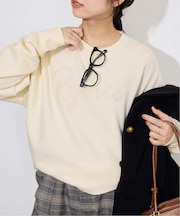 +81BRANCA/ハチイチブランカ SLOBE別注 ロゴスウェット