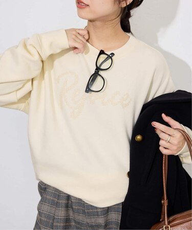 +81BRANCA/ハチイチブランカ SLOBE別注 ロゴスウェット