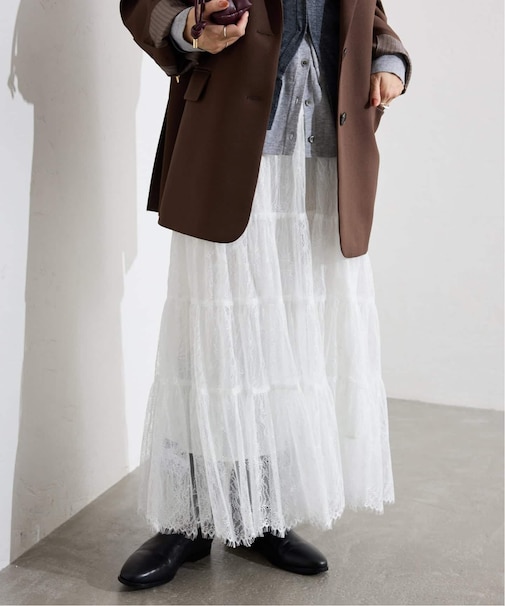 レースティアードスカート