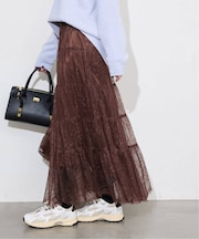 レースティアードスカート