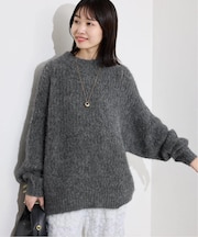 アルパカ混BIG プルオーバー