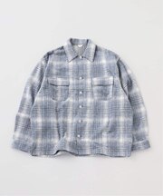 シャギー チェック シャツ