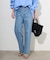 《4サイズ展開/追加7》LE DENIM ストレートデニムパンツ