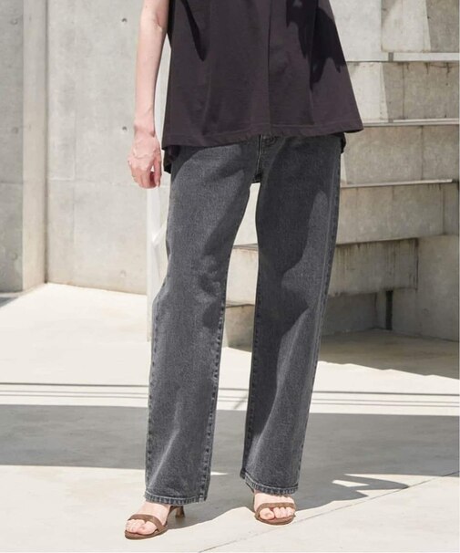 《4サイズ展開/追加8》LE DENIM ストレートデニムパンツ