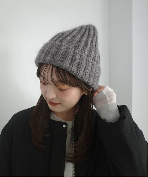 お値下げ★新品L'Appartement/volume knit cap WEB限定カラー/追加》Fratelli Talli MOHAIR KNIT CAP 3874 MOHAIR MIX