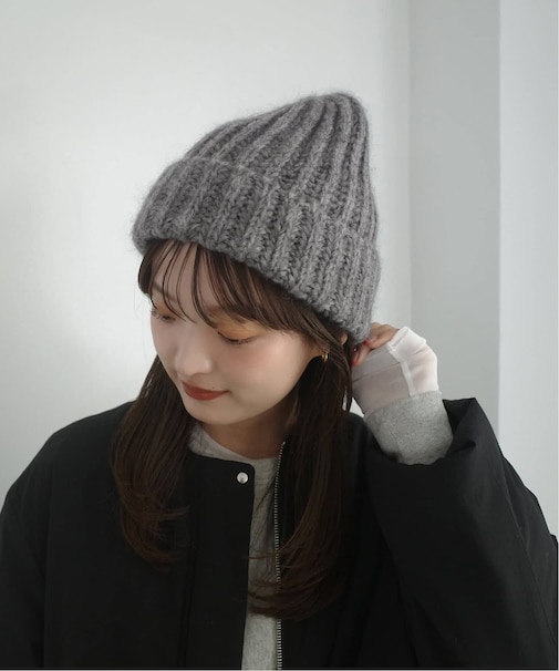 《WEB限定カラー/追加》Fratelli Talli MOHAIR KNIT CAP 3874 MOHAIR MIX