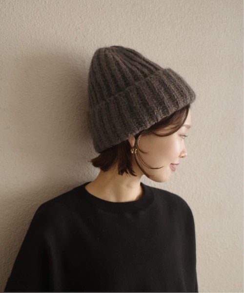 WEB限定カラー/追加》Fratelli Talli MOHAIR KNIT CAP 3874 MOHAIR MIX