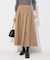 《3サイズ展開》タフタタックフレアスカート