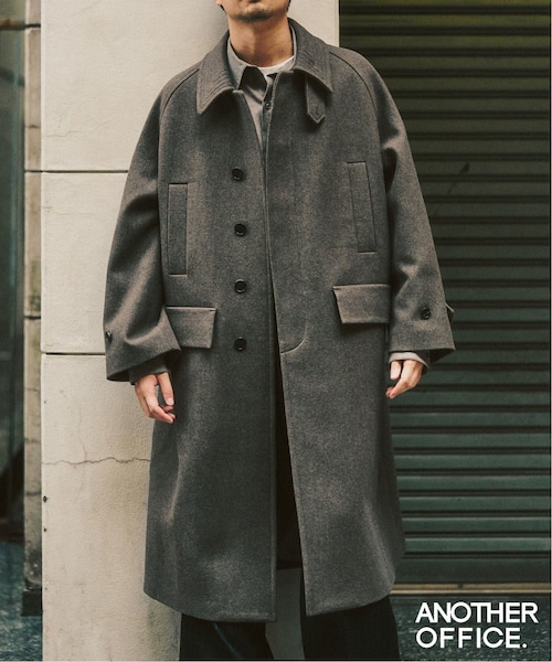 【値段交渉可能】Voyager Bold Balmacaan Coat ANOTHER OFFICE 417別注 Voyager Bold Balmacaan Coat バルマカーン