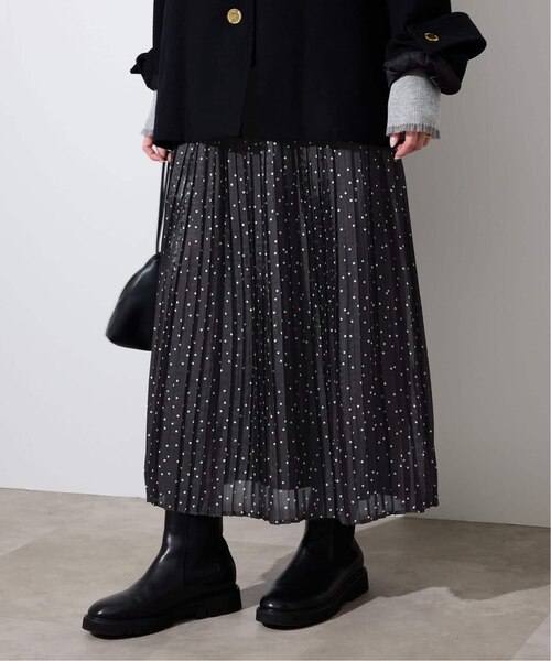 Smyeon ドットプリーツスカート ドットプリーツスカート｜フォーワンセブン スローブイエナの通販