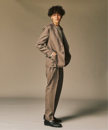ミックス ツイードセットアップ ”ジャケット1点+パンツ1点” の2点セット
